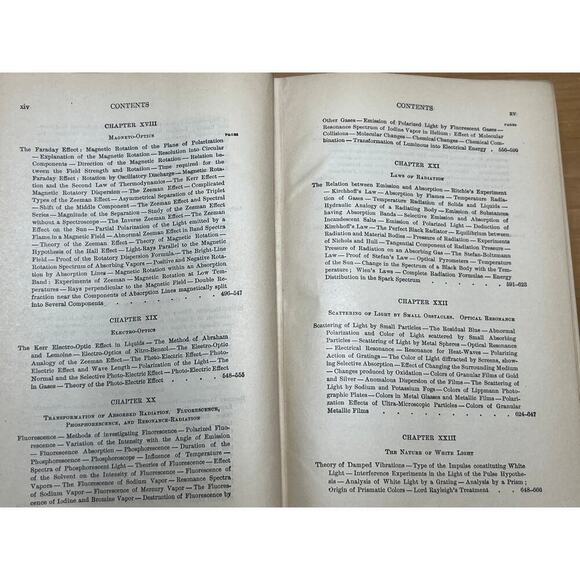 Vintage Physical Optics Book by Robert Wood. 1929? Physics. John Hopkins H/C - Picture 8 of 9